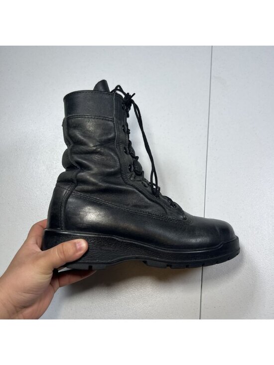 Belleville Mens 360 ST Black Leather Military Tactical Steel Toe Boots Size 8M main image 11